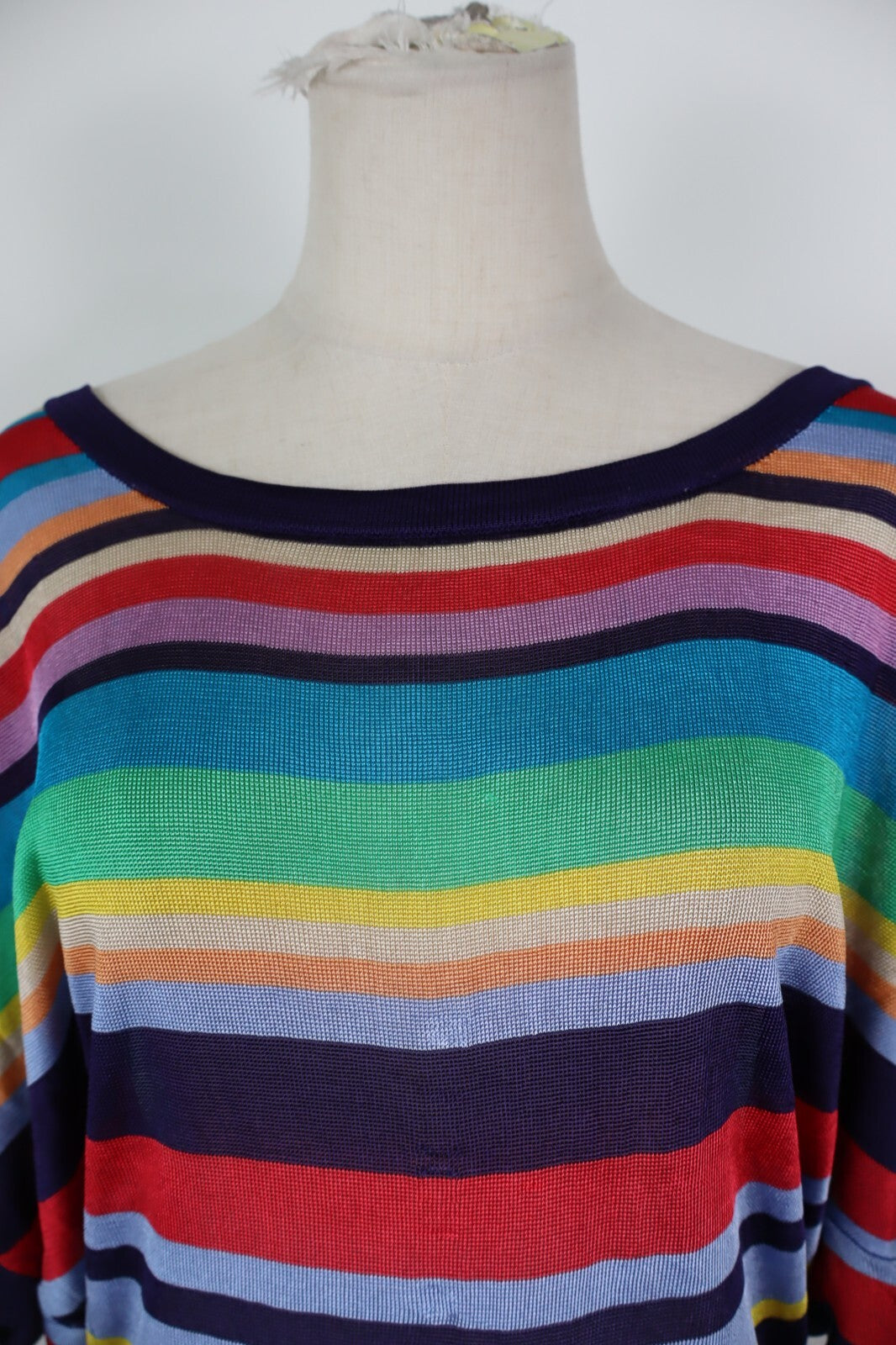 DESIGUAL VESTITO ABITO DONNA TG. XL WOMAN CASUAL VINTAGE DRESS VARIOPINTO