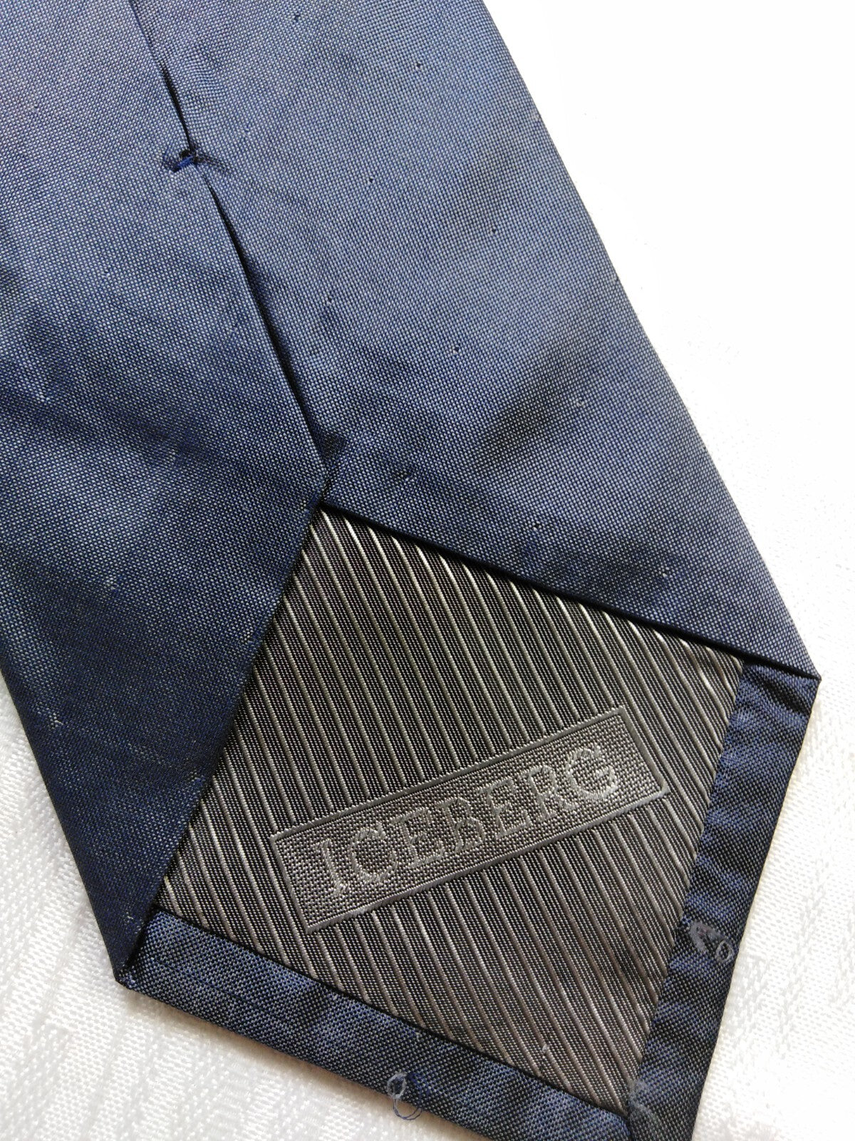 ICEBERG 100% SILK TIE SETA CRAVATTA NECKTIE MADE IN ITALY CLASSIC