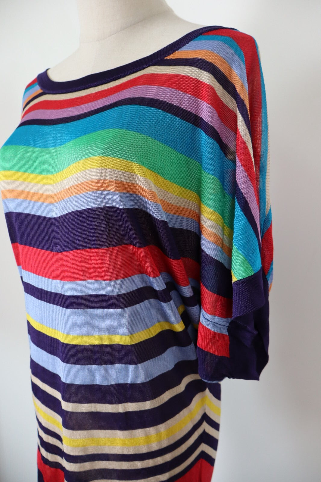 DESIGUAL VESTITO ABITO DONNA TG. XL WOMAN CASUAL VINTAGE DRESS VARIOPINTO