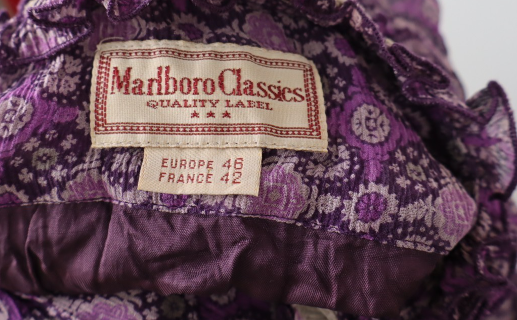 MARLBORO CLASSICS VESTITO DONNA 46 WOMAN CASUAL VINTAGE DRESS ABITO SETA ACETATO