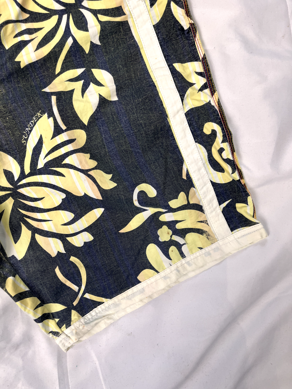 SUNDEK COSTUME PANTALONCINO MARE UOMO TG 34/48 MEN SWIMSUIT VINTAGE CASUAL