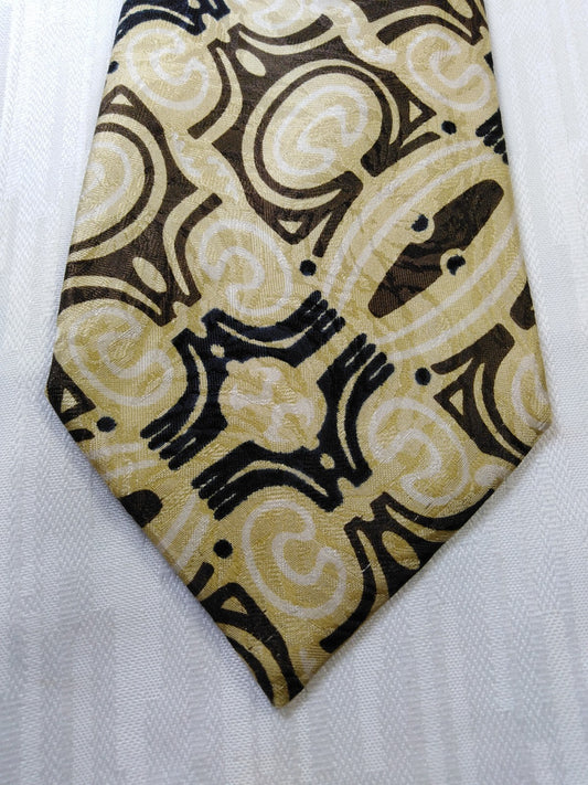 TINO COSMA 100% SETA SILK TIE CRAVATTA NECKTIE ITALY VINTAGE CLASSIC