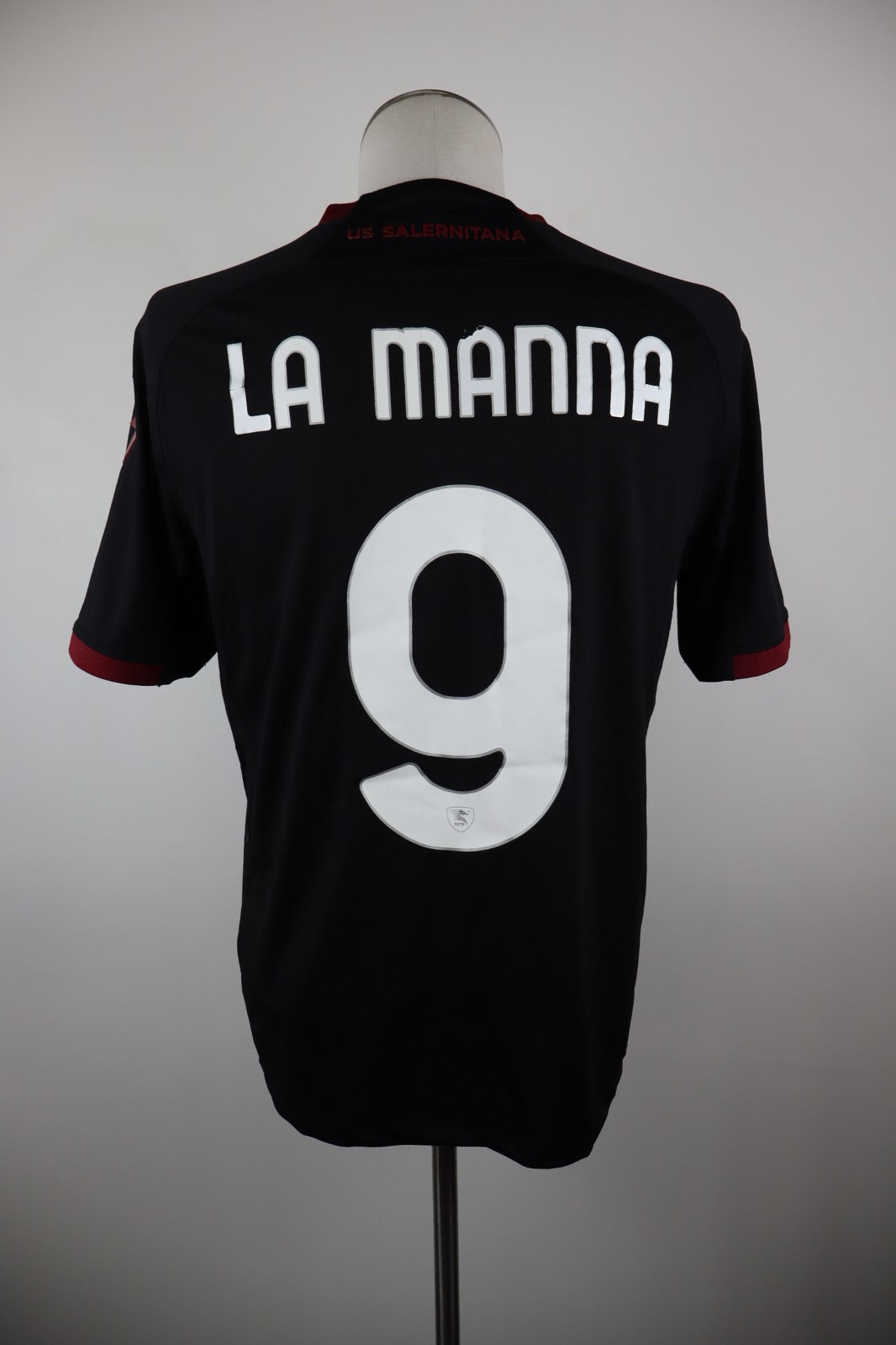 ZEUS SALERNITANA LA MANNA N 9 MAGLIA CALCIO UOMO Tg M SOCCER JERSEY VINTAGE