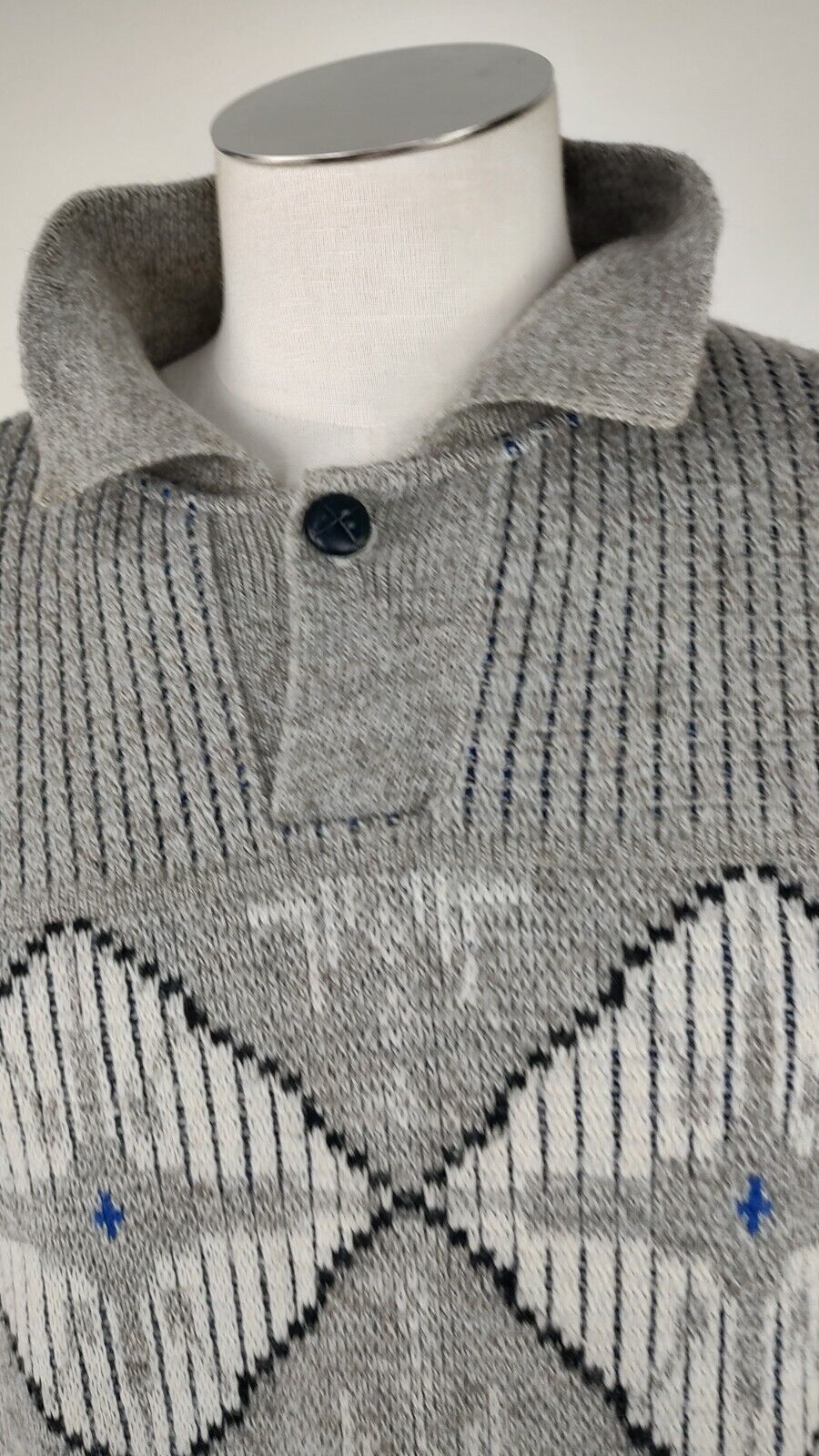 ELLESSE MAGLIONE COTONE VINTAGE UOMO Tg. 50 MAN SWEATER CASUAL