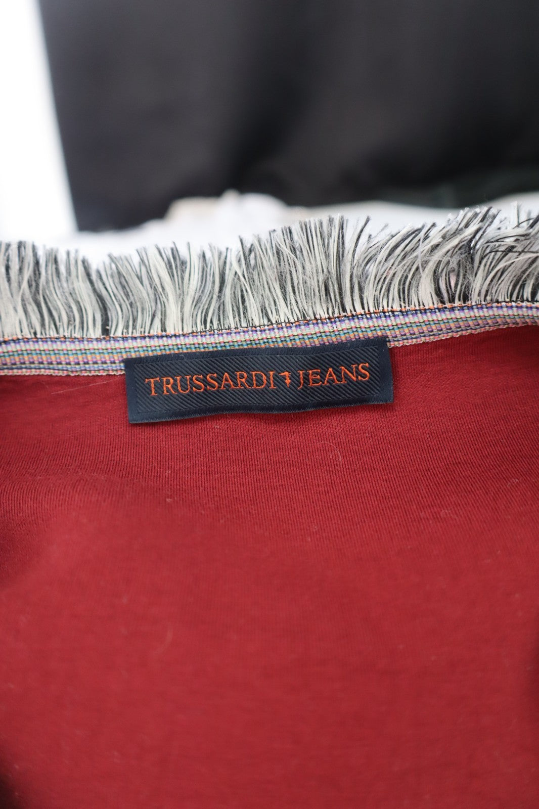 TRUSSARDI JEANS MAGLIA DONNA TG. S WOMAN CASUAL VINTAGE SWEATER LOGO