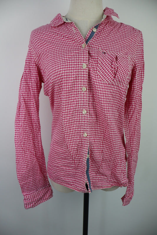TOMMY HILFIGER CAMICIA DONNA TG M WOMAN SHIRT CASUAL VINTAGE COTONE COTTON