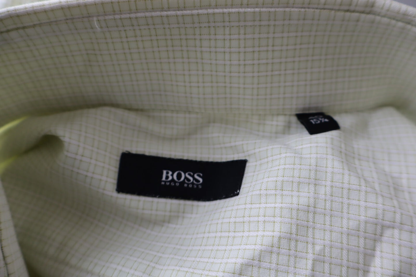 HUGO BOSS CAMICIA UOMO TG. 40 15 3/4 MAN CASUAL VINTAGE SHIRT COTONE COTTON