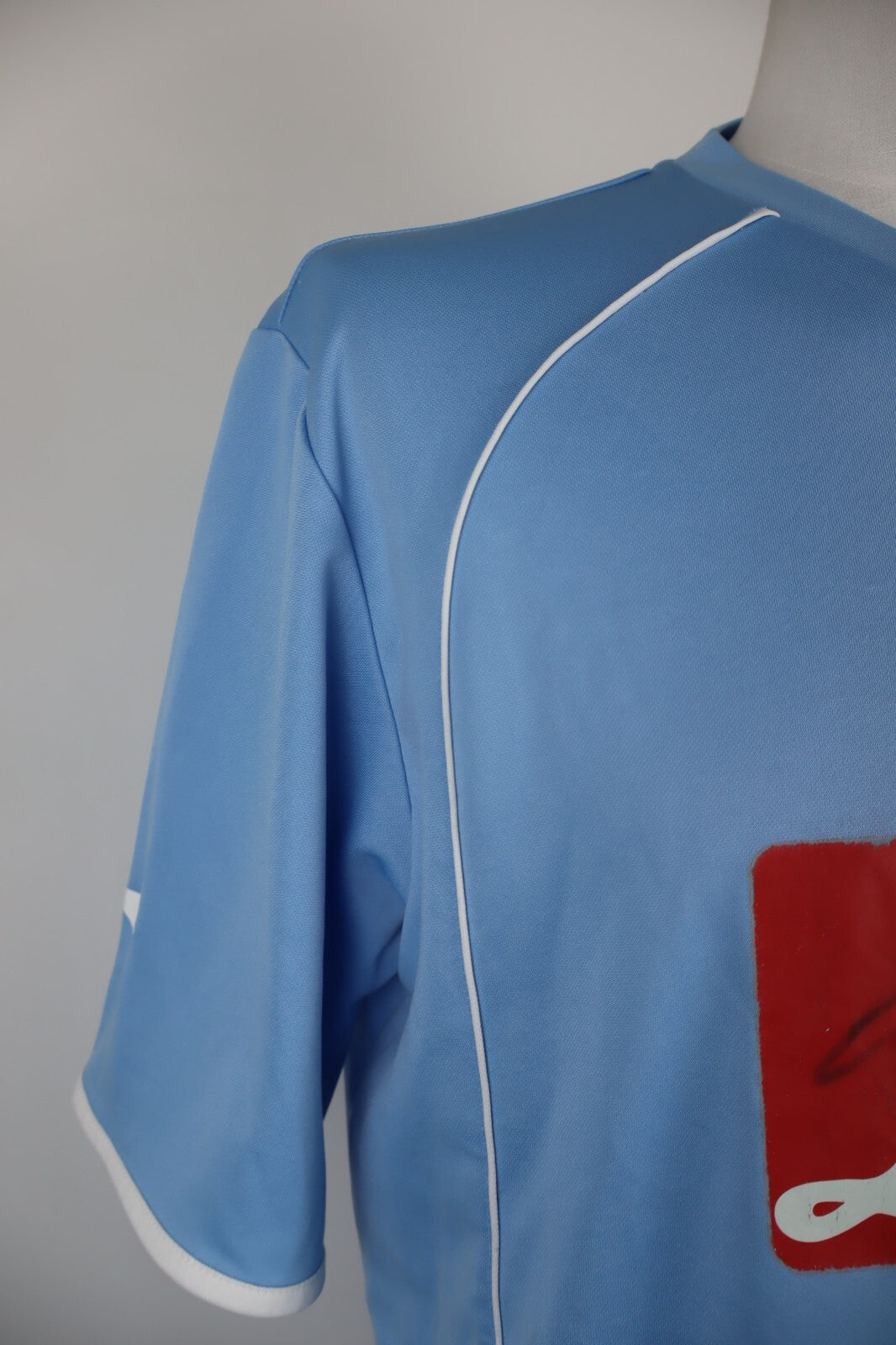 DIADORA NAPOLI MAGLIA CALCIO UOMO Tg XL TRIKOT JERSEY AUTOGRAFI 2007/08