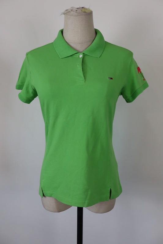 TOMMY HILFIGER MAGLIA POLO DONNA TG M WOMAN CASUAL VINTAGE TOP T-SHIRT