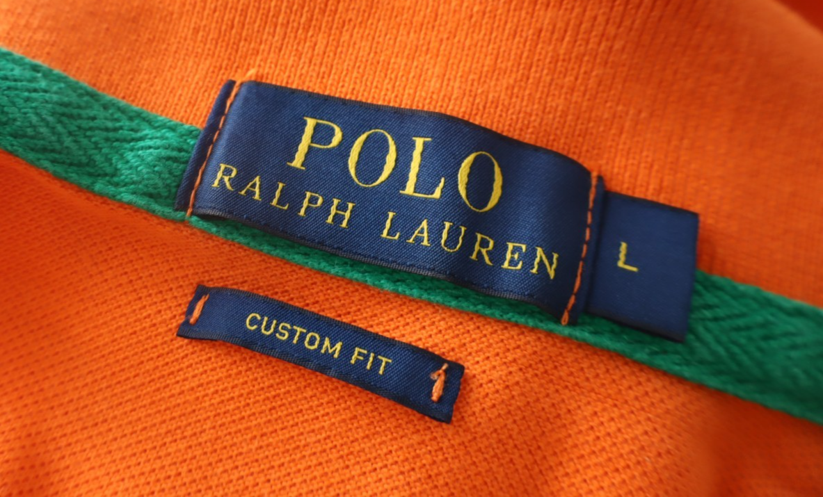 RALPH LAUREN MAGLIA POLO UOMO COTONE TG L MAN COTTON T-SHIRT CASUAL VINTAGE LOGO