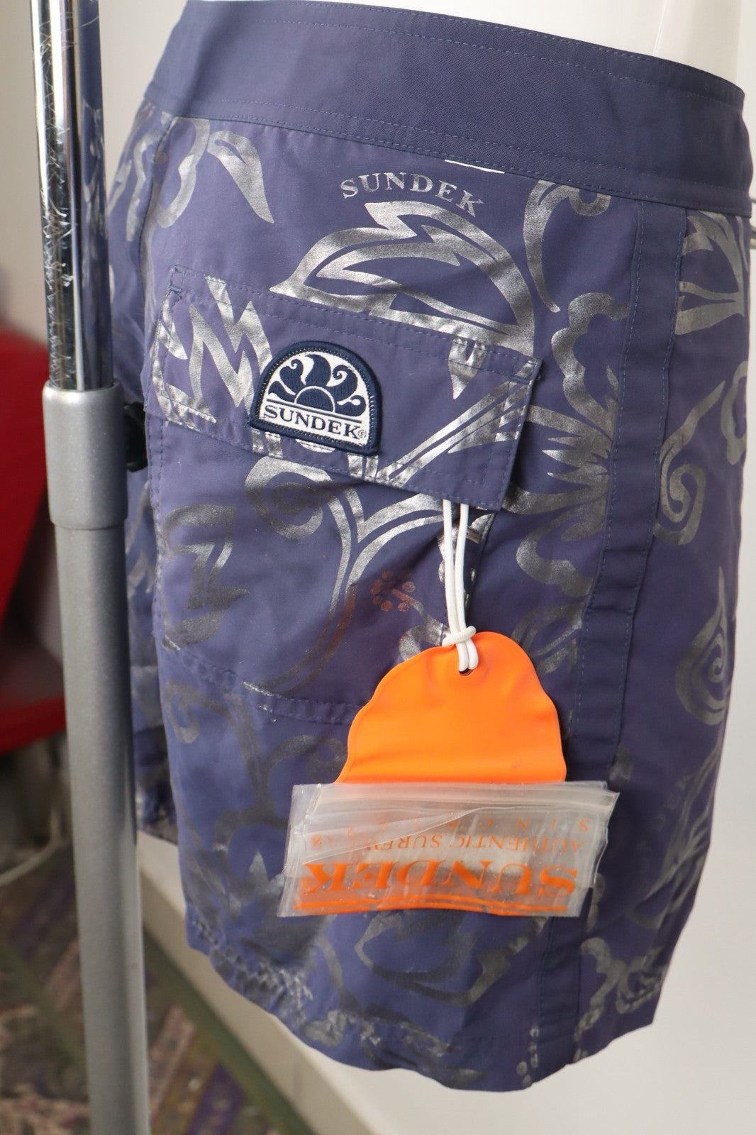 SUNDEK COSTUME PANTALONCINO MARE UOMO TG 31 MAN SWIMSUIT VINTAGE CASUAL SURF