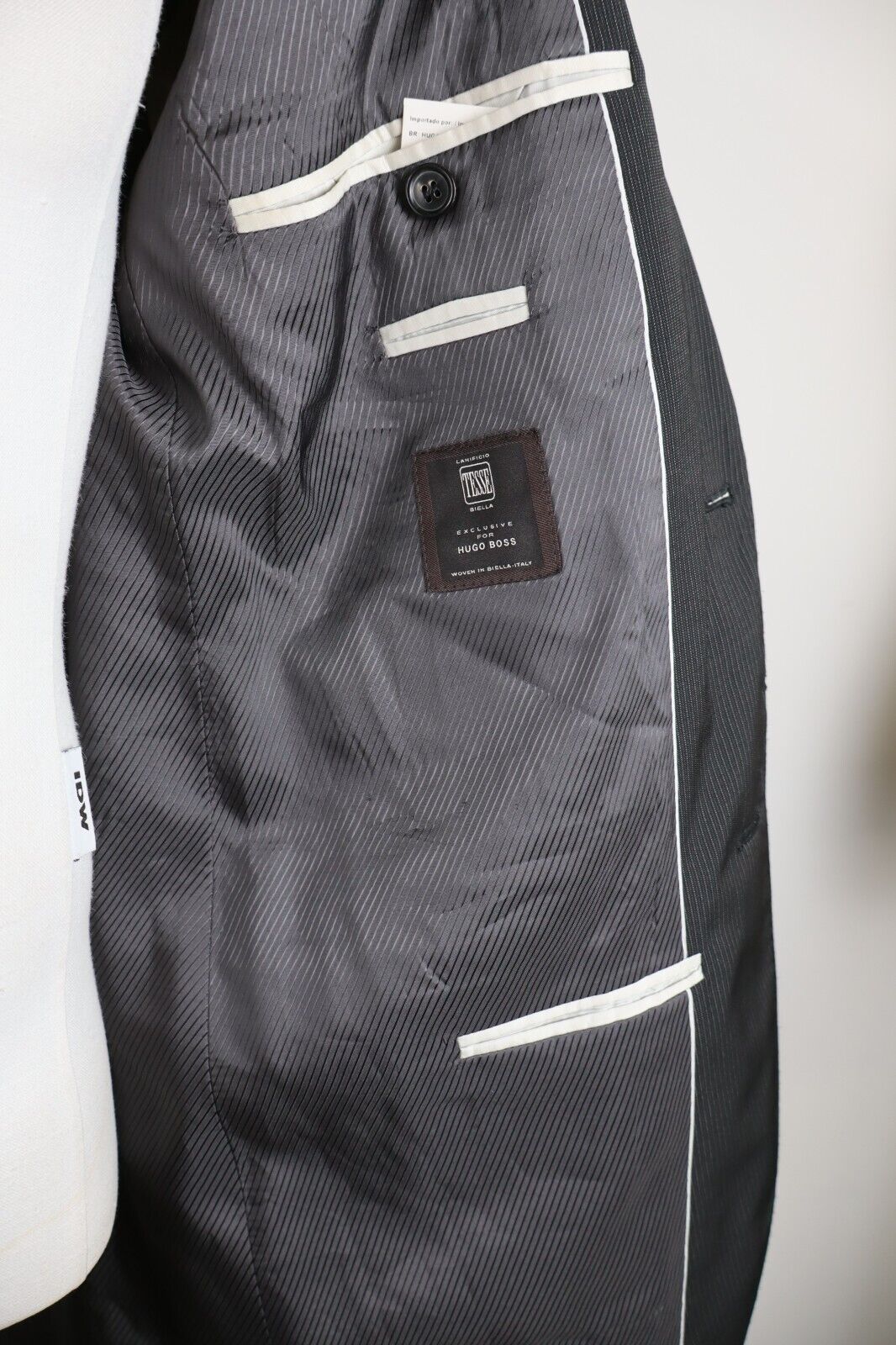 HUGO BOSS GIACCA BLAZER LANA WOOL UOMO TG 98 MAN JACKET VINTAGE