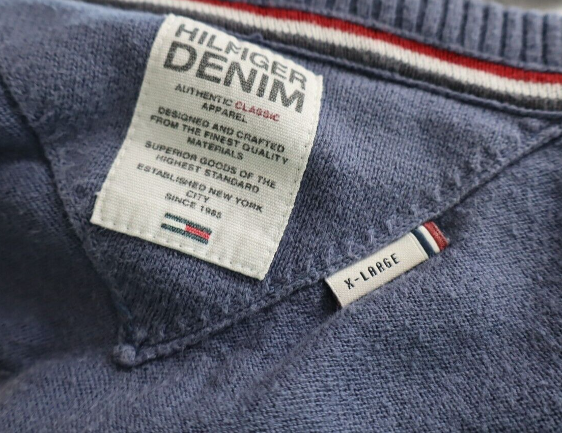 TOMMY HILFIGER DENIM MAGLIONE COTONE DONNA Tg. XL WOMAN CASUAL SWEATER COTTON