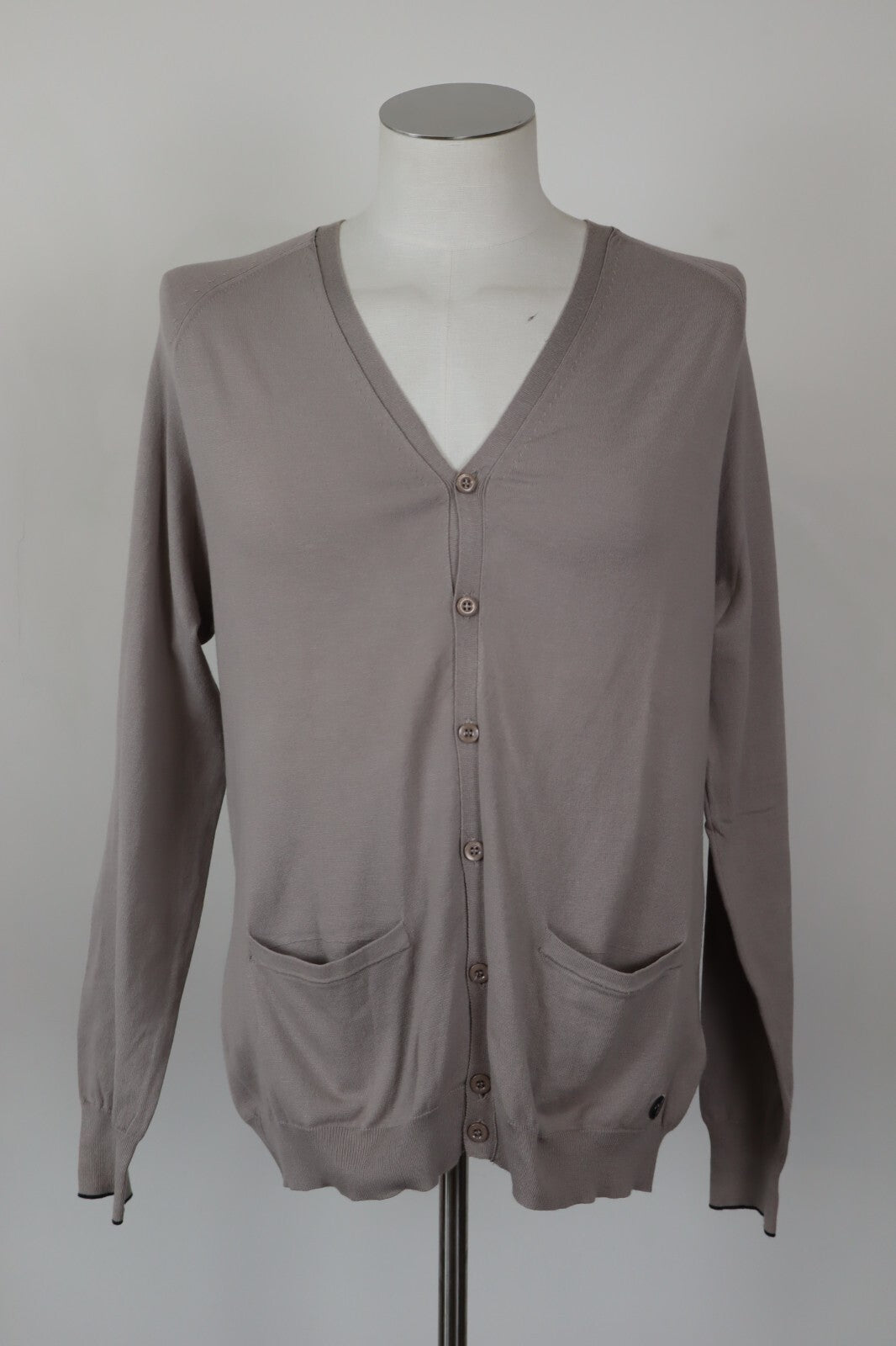 LIU JO MAGLIONE CARDIGAN VINTAGE UOMO Tg. L MAN SWEATER CASUAL COTONE