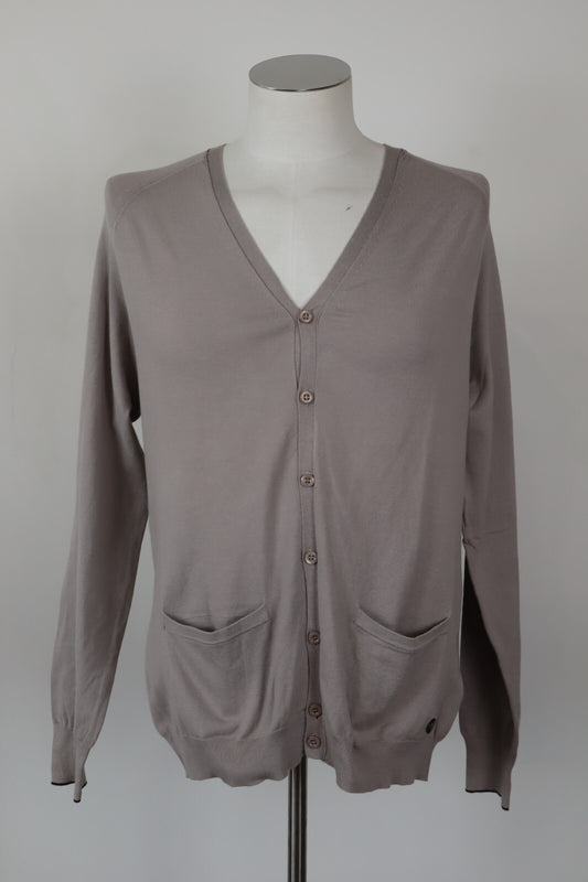 LIU JO MAGLIONE CARDIGAN VINTAGE UOMO Tg. L MAN SWEATER CASUAL COTONE