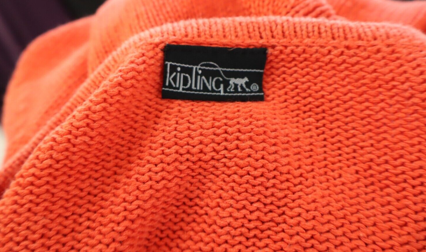 KIPLING MAGLIONE COTONE LINO DONNA TG S WOMAN CASUAL SWEATER VINTAGE