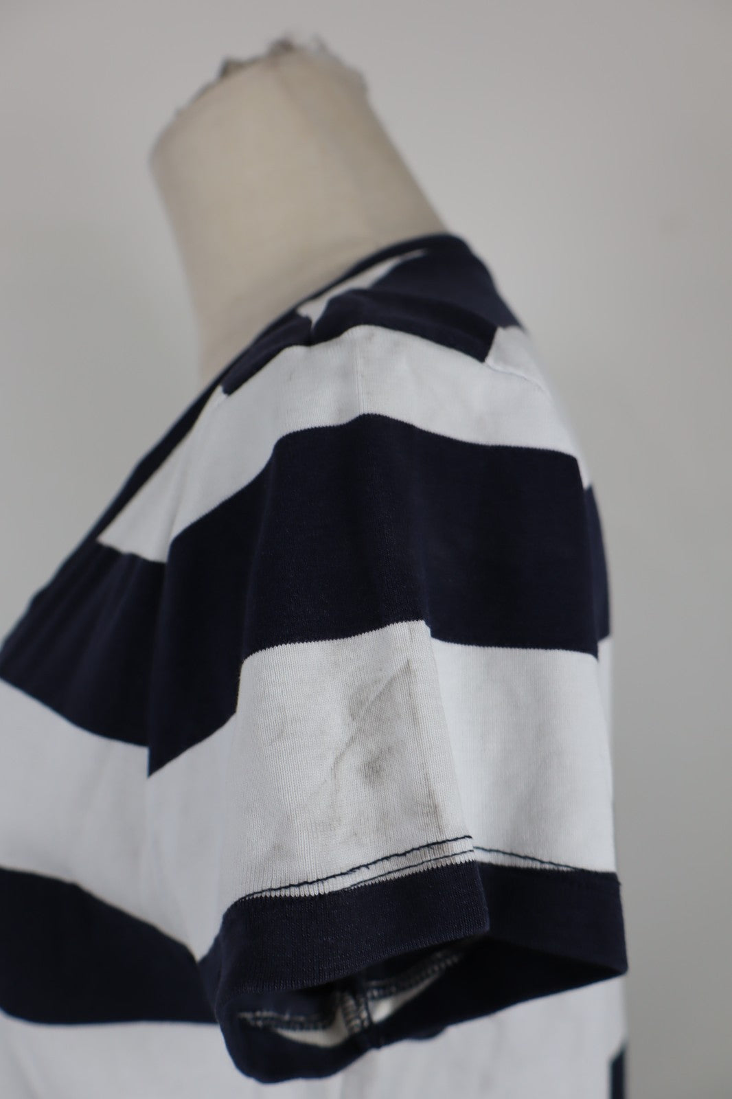 TOMMY HILFIGER MAGLIA COTONE DONNA TG. L WOMAN CASUAL VINTAGE T-SHIRT A RIGHE