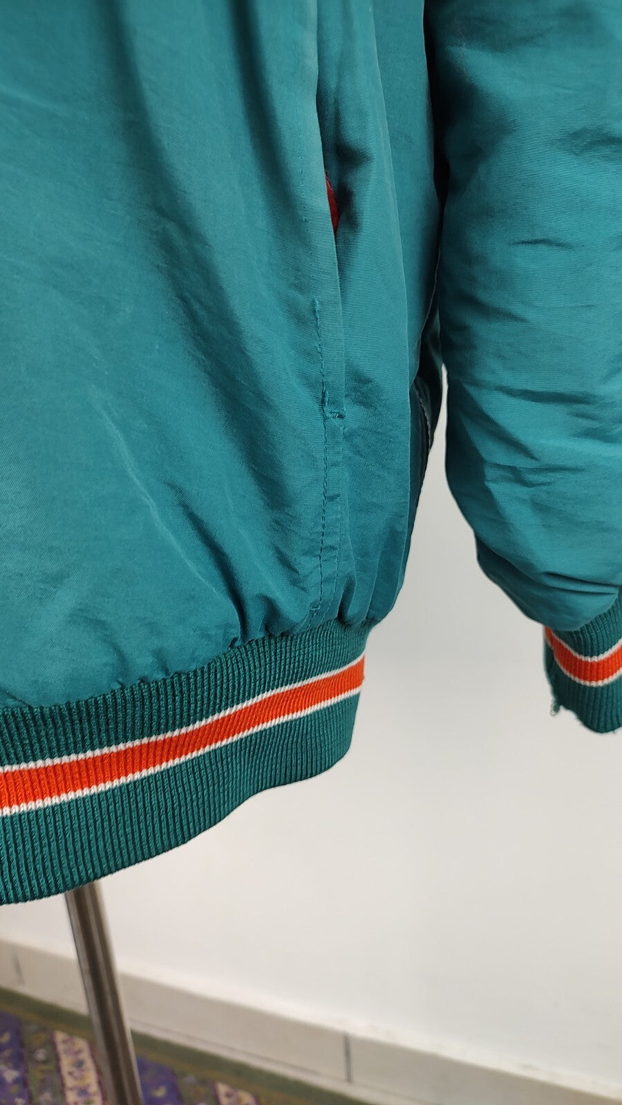 STARTER DOLPHINS GIUBBINO IMBOTTITO NFL FOOTBALL GIACCA UOMO TG L MAN JACKET