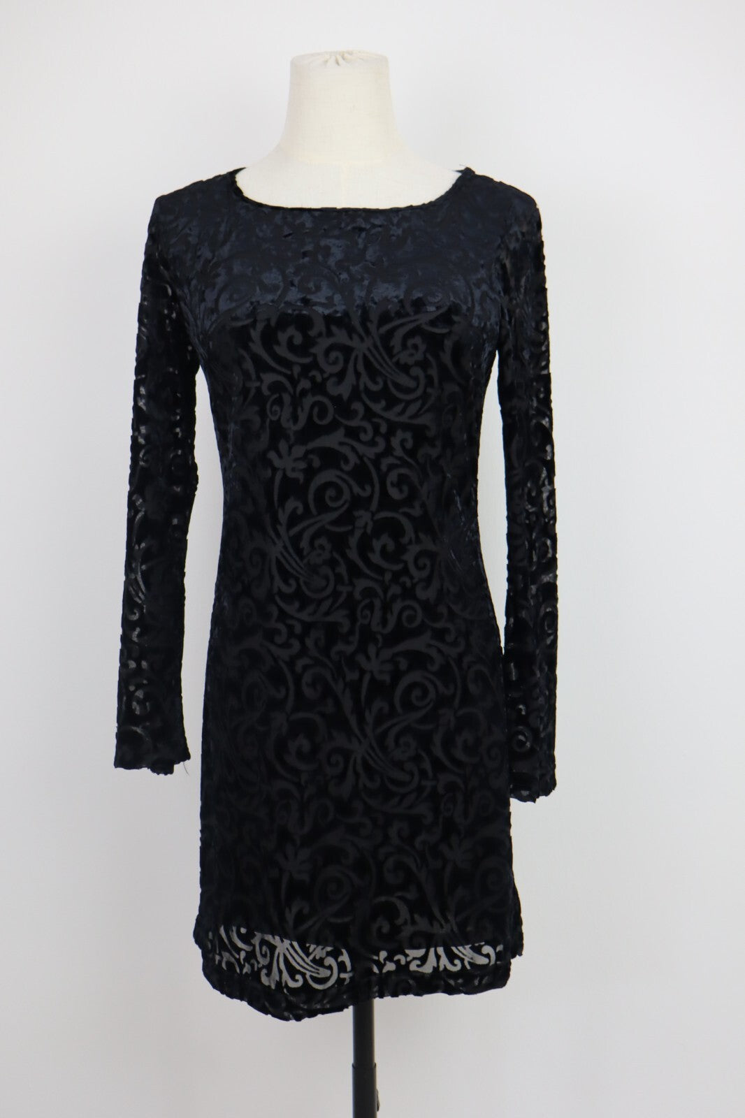 SPORTSTAFF VESTITO DONNA TG. 42 WOMAN CASUAL VINTAGE DRESS VELLUTO