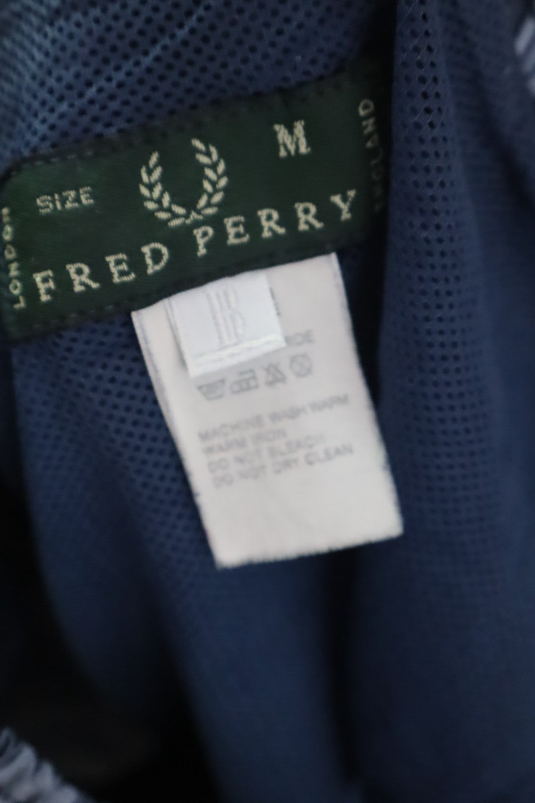 FRED PERRY COSTUME PANTALONCINO MARE UOMO TG M MAN SWIMSUIT VINTAGE SURF