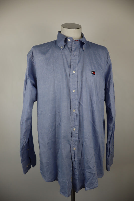 TOMMY HILFIGER CAMICIA UOMO TG. 17 MAN CASUAL SHIRT VINTAGE SHIRT COTONE COTTON