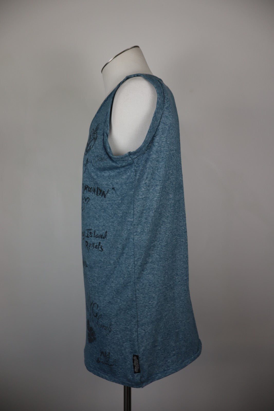 TOMMY HILFIGER MAGLIA SMANICATA UOMO TG L MAN T-SHIRT CASUAL VINTAGE COTONE