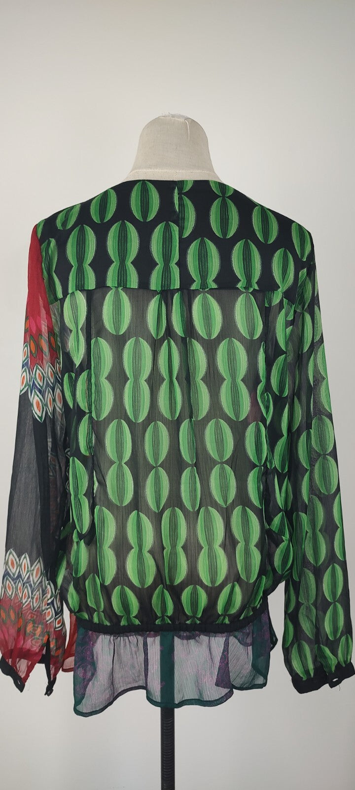 DESIGUAL CAMICIA  DONNA TG. S WOMAN SHIRT CASUAL VINTAGE