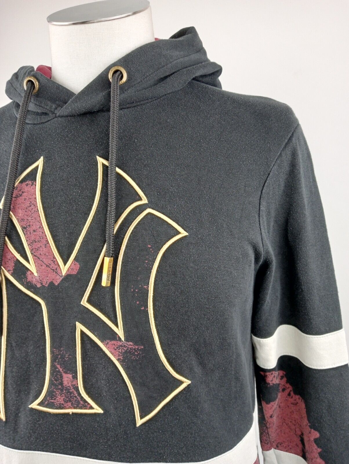 MAJESTIC BASEBALL NEW YORK FELPA UOMO Tg XS MAN SPORT  SWEATSHIRT CASUAL VINTAGE