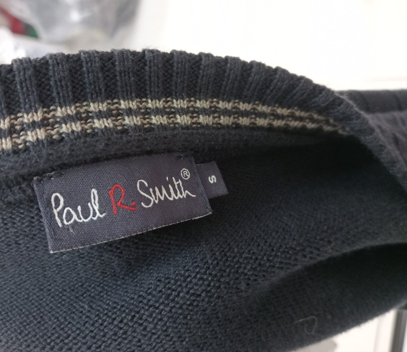 PAUL R. SMITH SMANICATO MAGLIONE LANA GILET UOMO TG S MAN SWEATER CASUAL VINTAGE