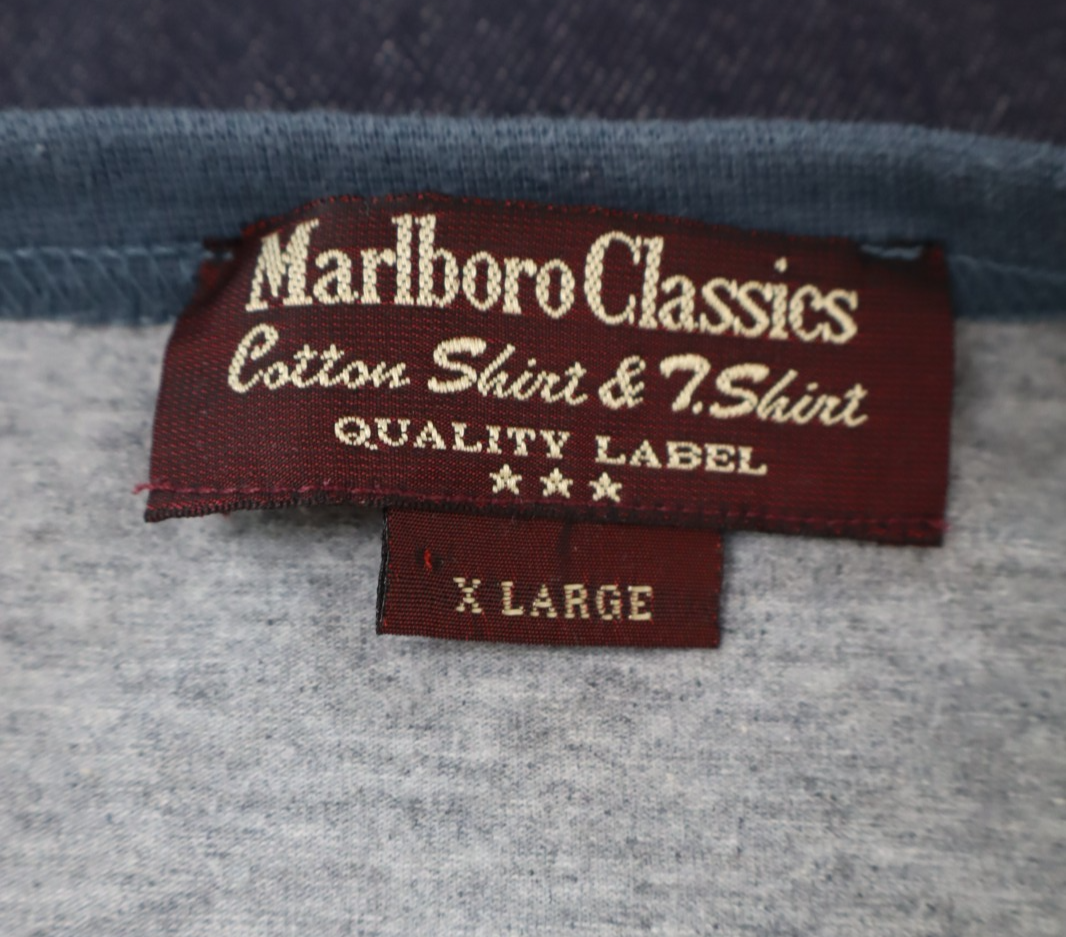 MARLBORO CLASSIC MAGLIA UOMO COTONE TG. XL MAN CASUAL VINTAGE T-SHIRT COTTON