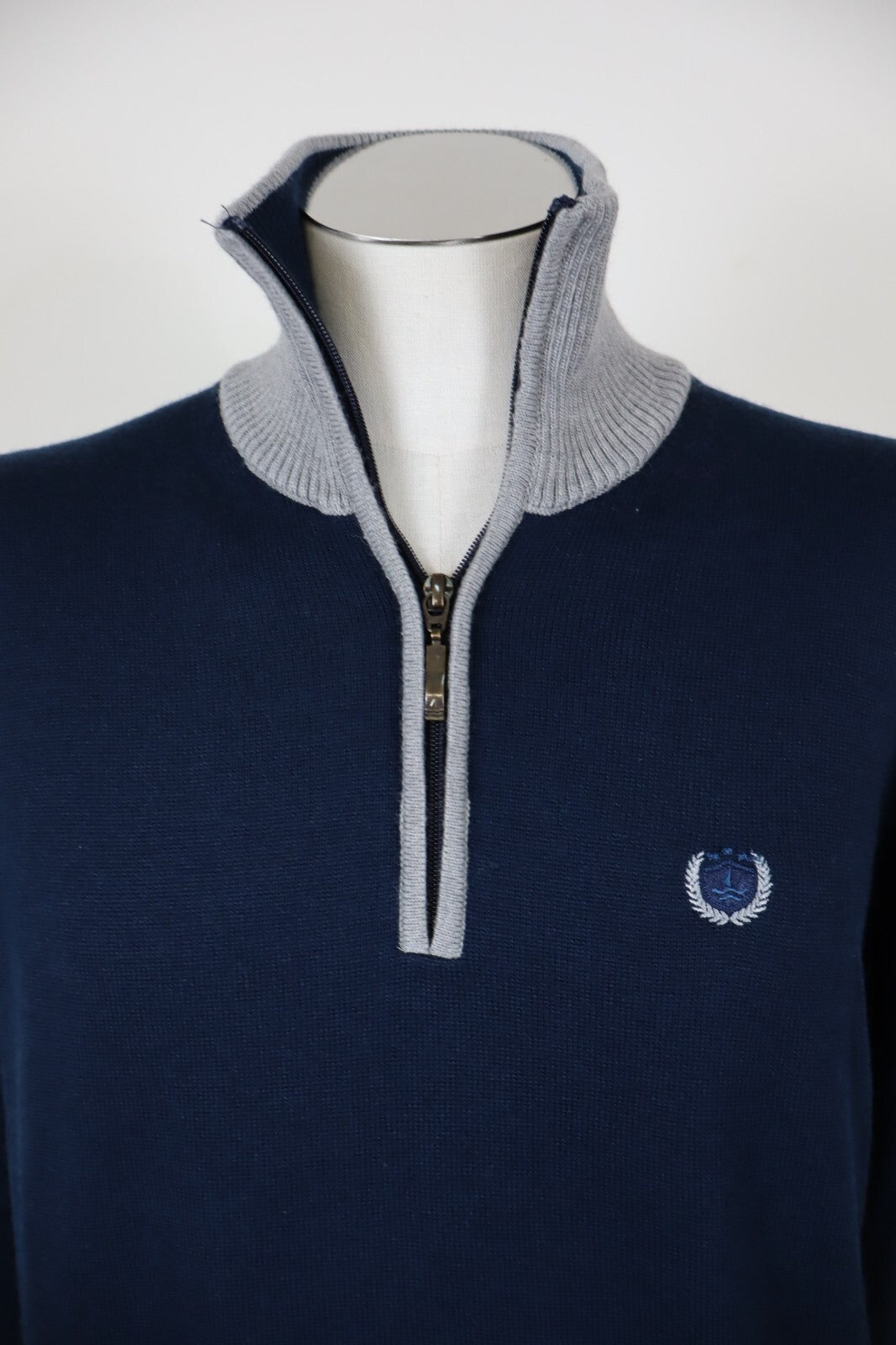 NAVIGARE MAGLIONE VINTAGE UOMO Tg. L MAN SWEATER CASUAL LANA