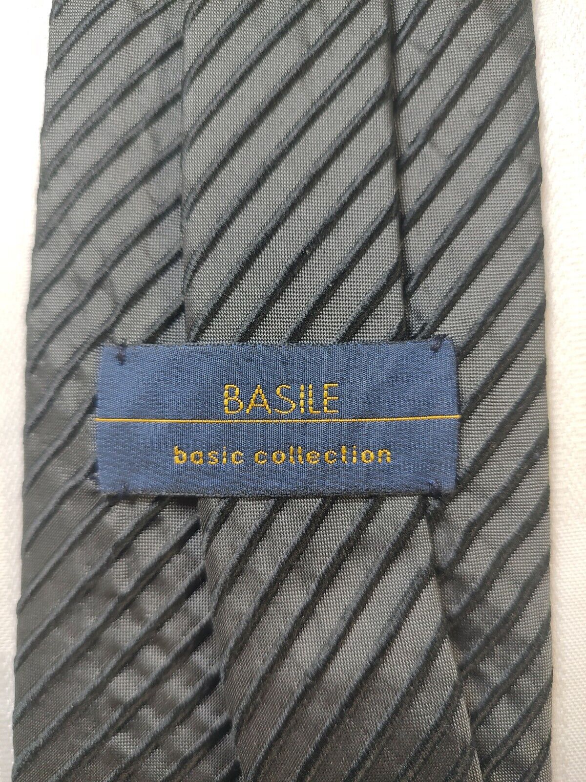 BASILE 100% SILK TIE SETA CRAVATTA NECKTIE MADE IN ITALIA CLASSIC
