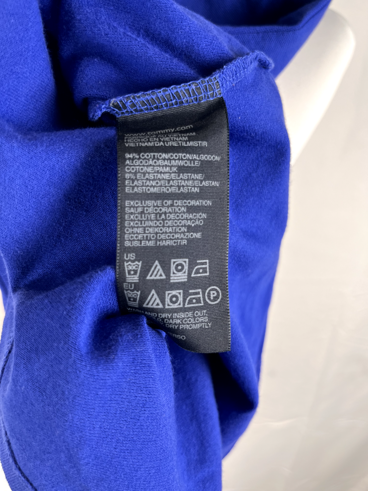 TOMMY HILFIGER POLO MAGLIA T-SHIRT DONNA COTONE TG. S WOMAN SHIRT CASUAL VINTAGE