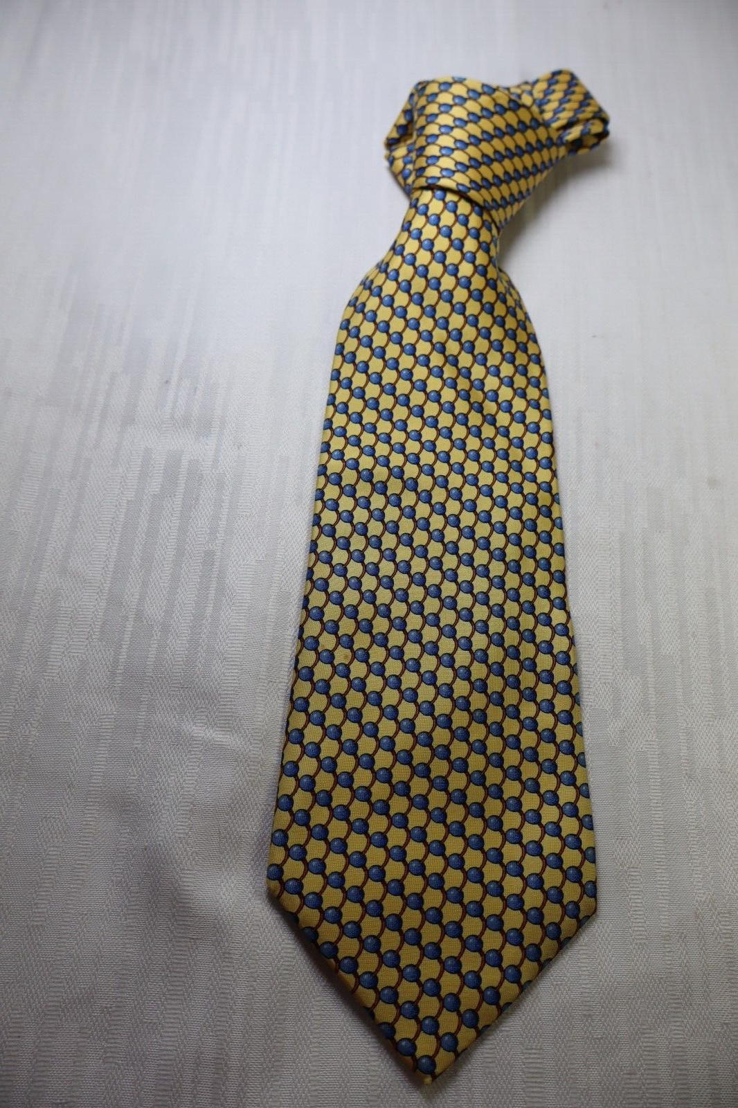 LES COPAINS 100% SILK TIE SETA CRAVATTA NECKTIE MADE IN ITALY CLASSIC
