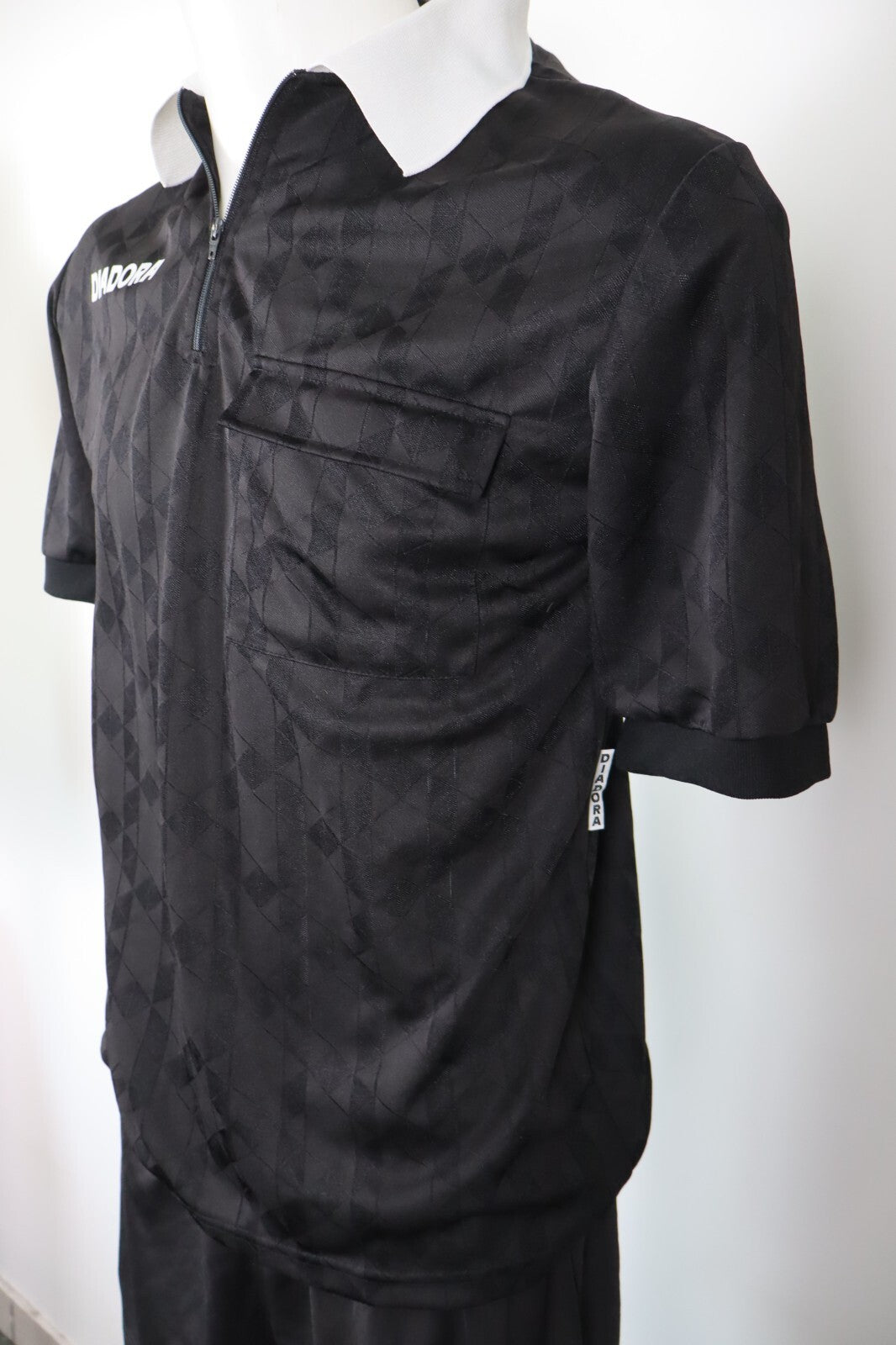 DIADORA COMPLETO ARBITRO CALCIO MAGLIA SHORTS UOMO tg. L FOOTBALL SPORT JERSEY