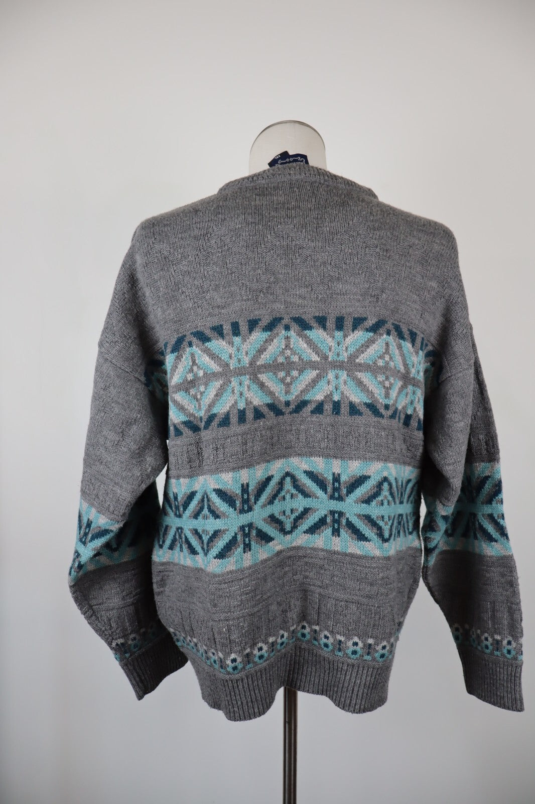 NORTH POLE MAGLIONE LANA WOOL VINTAGE UOMO Tg. 2XL MAN SWEATER CASUAL