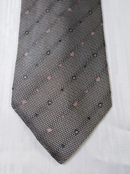 BARTON MODA 100% SILK TIE SETA CRAVATTA NECKTIE ITALY VINTAGE CLASSIC