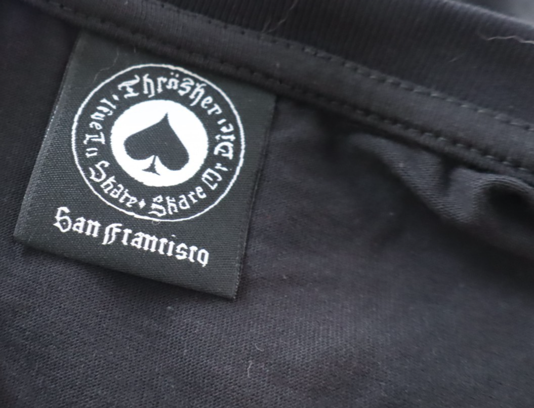 THRASHER SAN FRANCISCO MAGLIA UOMO COTONE S MAN COTTON T-SHIRT CASUAL VINTAGE