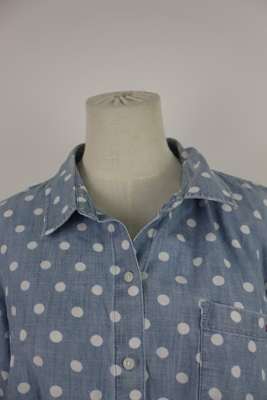 TOMMY HILFIGER CAMICIA DONNA TG. L WOMAN SHIRT CASUAL VINTAGE COTONE COTTON