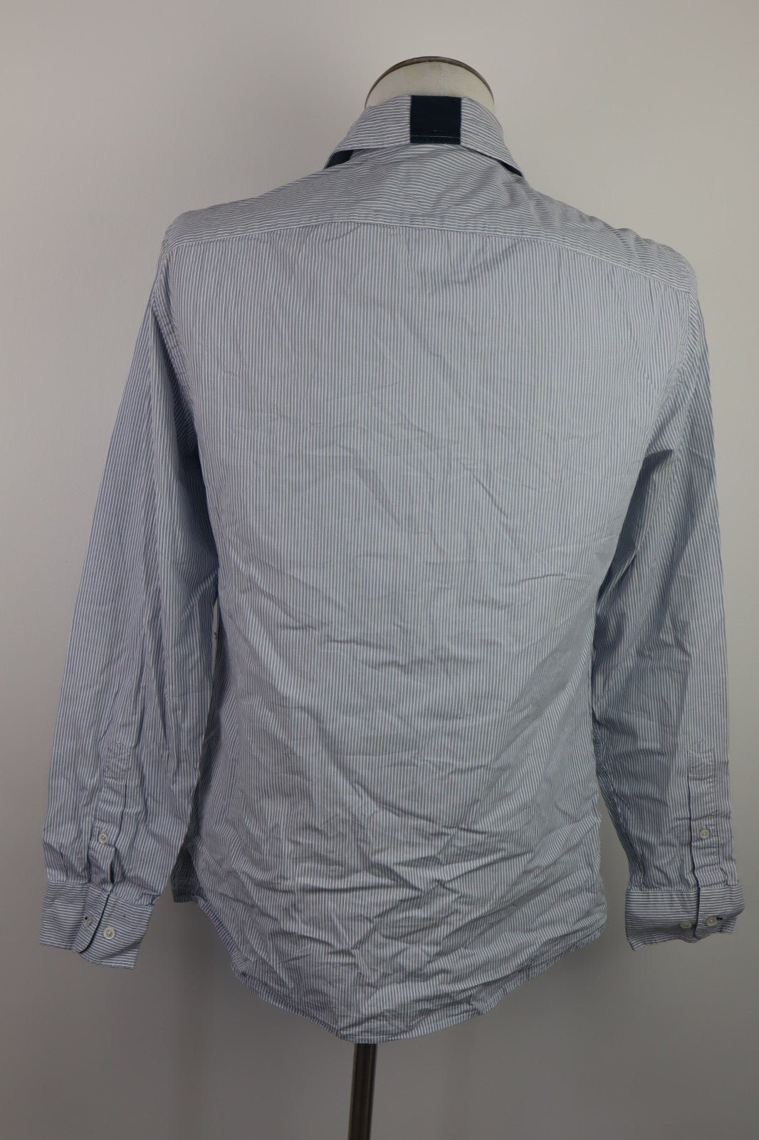 TRUSSARDI COLLECTION CAMICIA UOMO 40 15.75 MAN CASUAL VINTAGE SHIRT COTONE