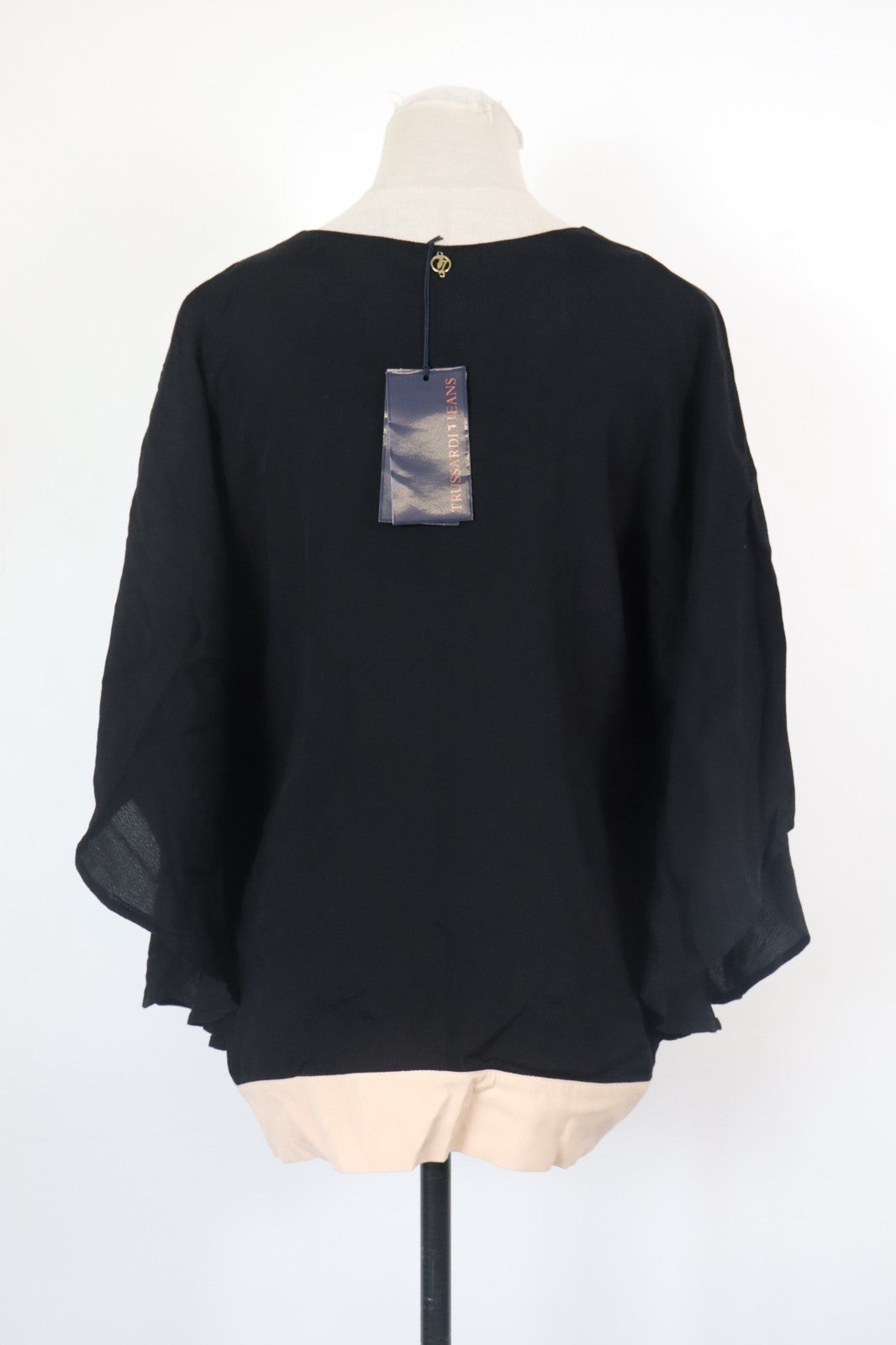 TRUSSARDI JEANS MAGLIA COPRISPALLA DONNA TG. 46 WOMAN CASUAL T-SHIRT CON TAG