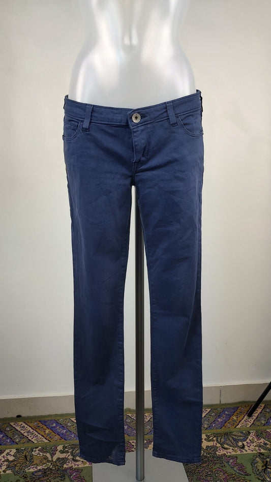 GUESS JEANS PANTALONE COTONE CASUAL DONNA TG. 30 WOMAN VINTAGE PANTS
