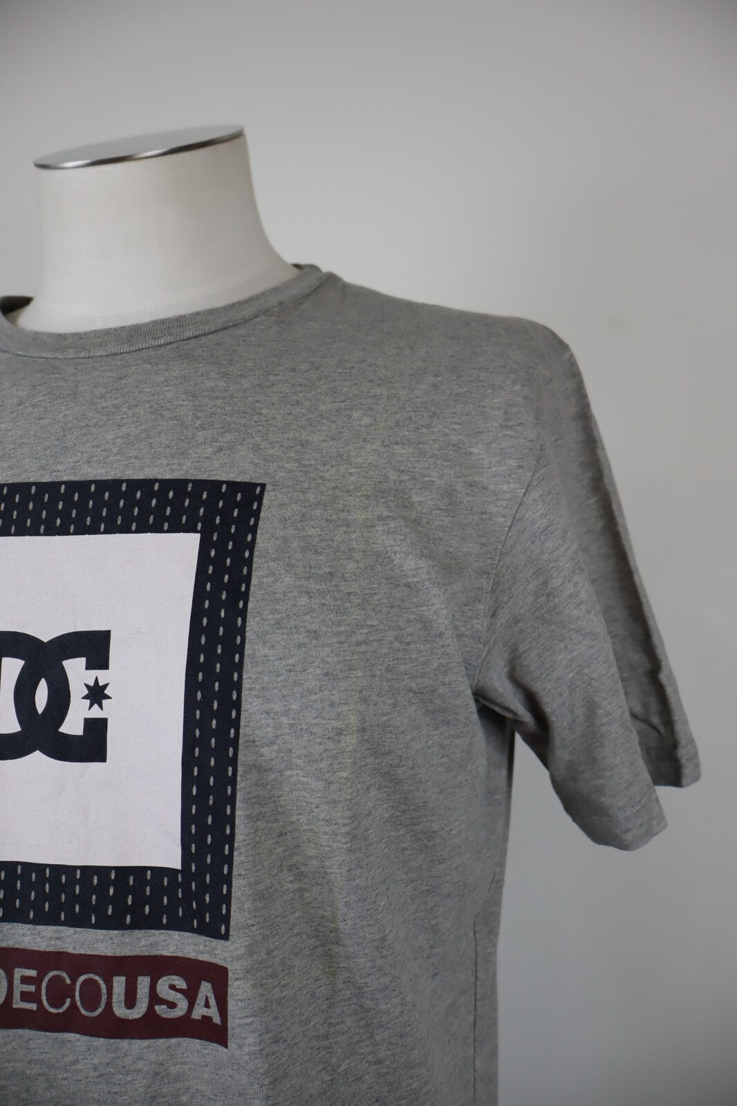 DC SHOES MAGLIA UOMO COTONE TG. M MAN SHIRT CASUAL VINTAGE COTTON