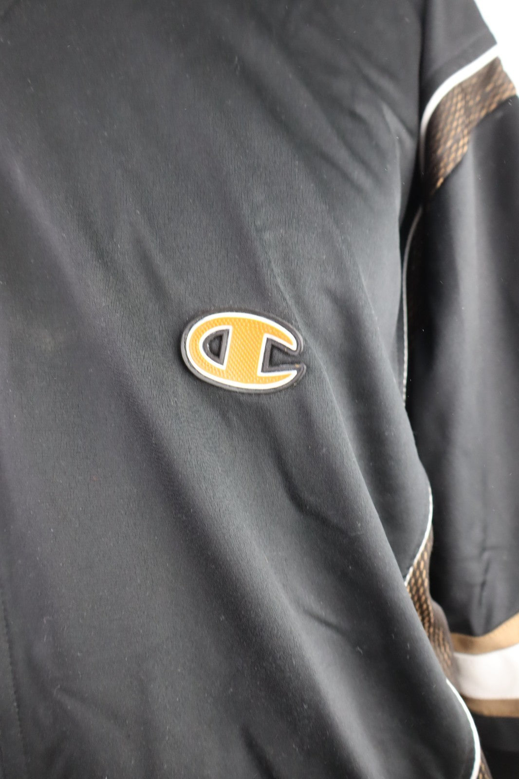 CHAMPION GIACCA SPORTIVA FELPA ZIP UOMO Tg XL MAN CASUAL SPORT JACKET VINTAGE