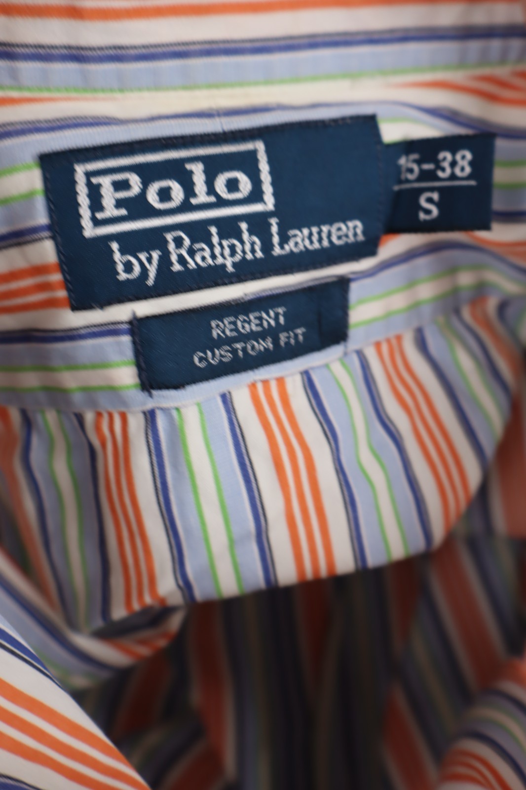 RALPH LAUREN CAMICIA UOMO TG. 15 /38 MAN CASUAL VINTAGE SHIRT COTONE COTTON LOGO