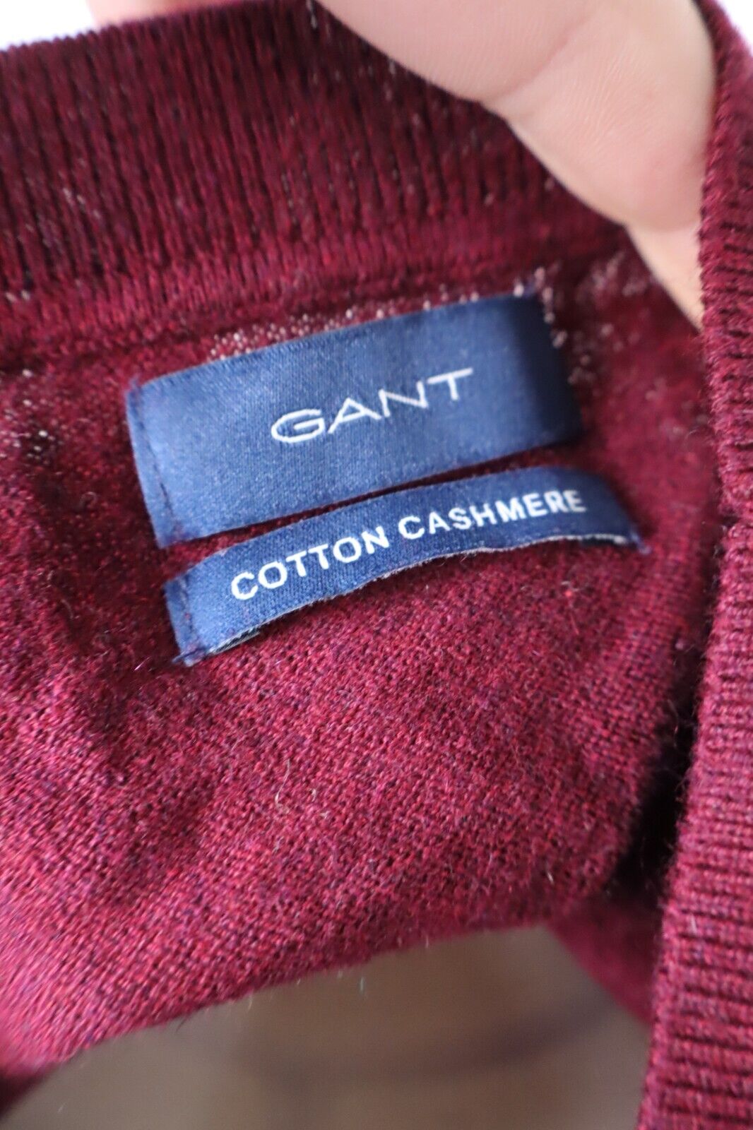 GANT MAGLIONE VINTAGE UOMO Tg. XL MAN SWEATER CASUAL CASHMERE COTONE