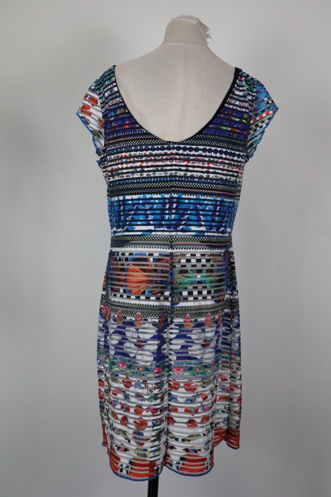 DESIGUAL VESTITO DONNA TG. XS WOMAN CASUAL VINTAGE DRESS ITALIA