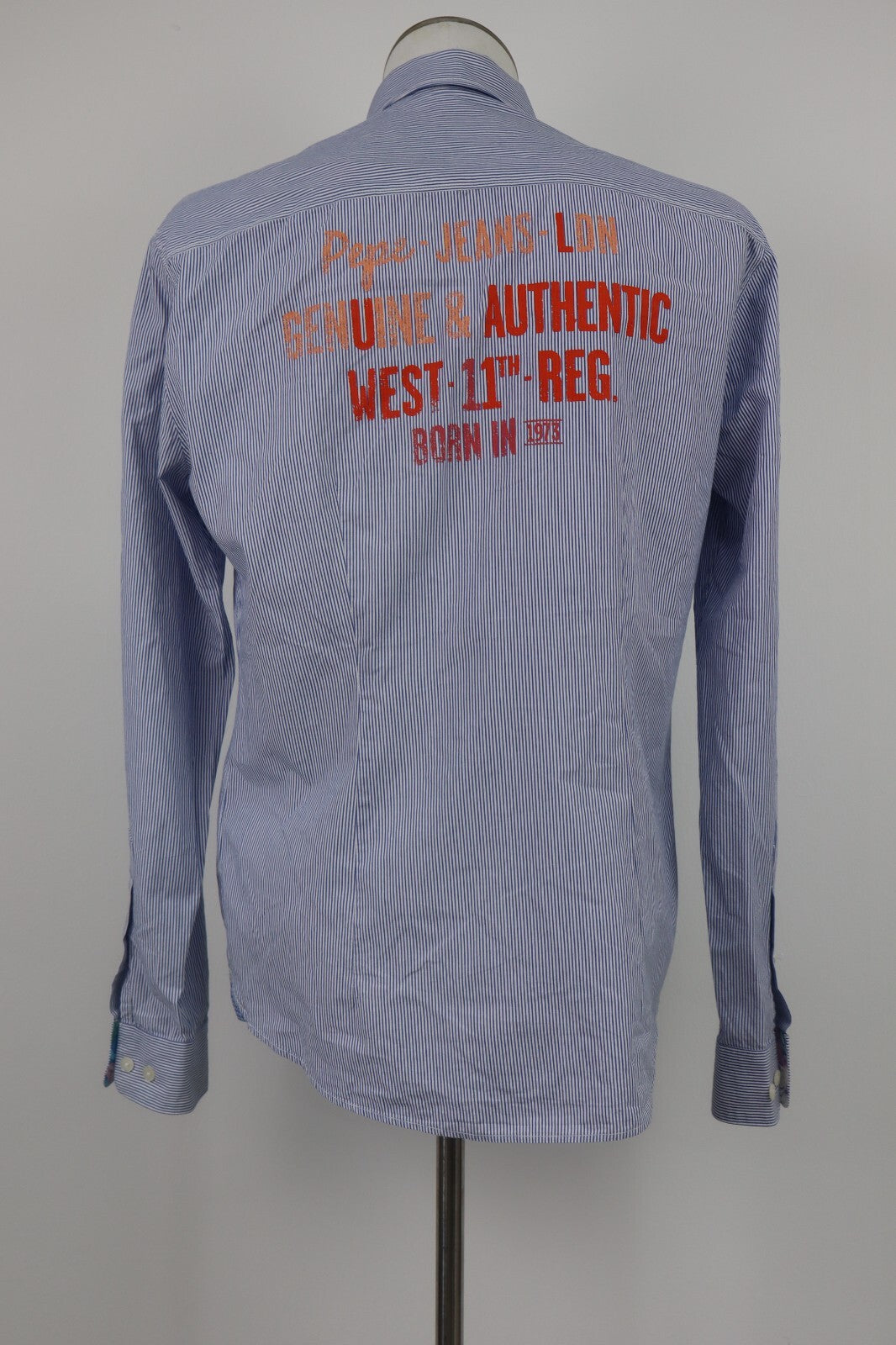 PEPE JEANS CAMICIA UOMO COTONE TG M  MAN CASUAL VINTAGE SHIRT COTONE