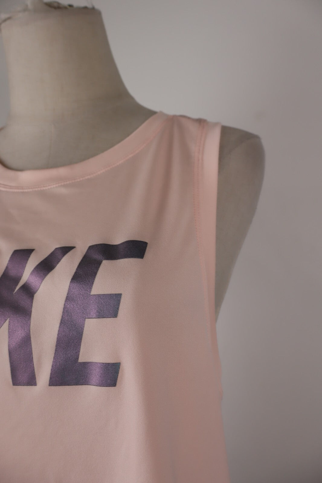 NIKE RUNNING MAGLIA CANOTTA DONNA TG. L WOMAN CASUAL VINTAGE T-SHIRT CROP TOP