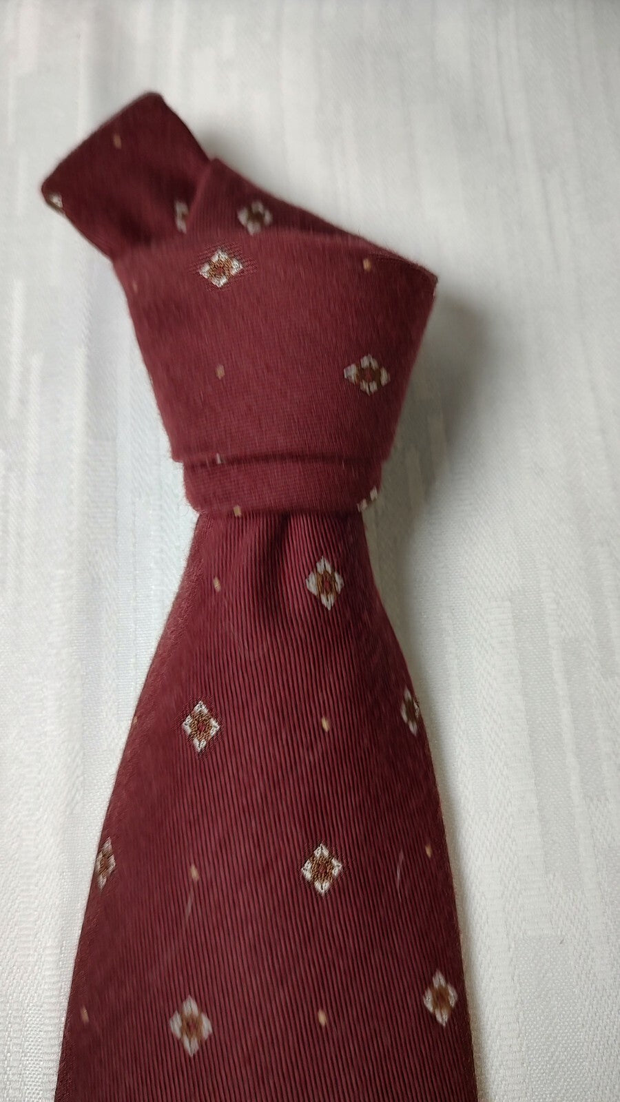 FUSARO LANA SETA SILK WOOL TIE CRAVATTA NECKTIE MADE IN ITALY CLASSIC